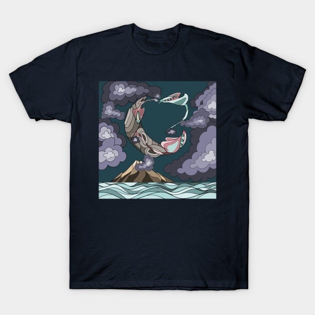Space Stingray T-Shirt by Bagaz